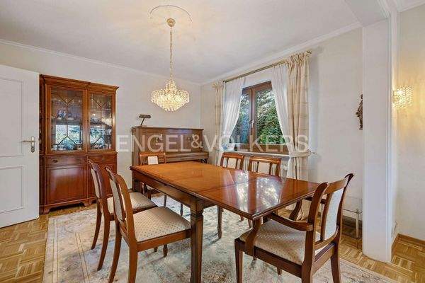 Essbereich im Wohnzimmer