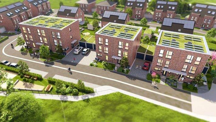 Essen - Ringstr 2.BA - 24-30 Gesamtperspektive Vorderseite