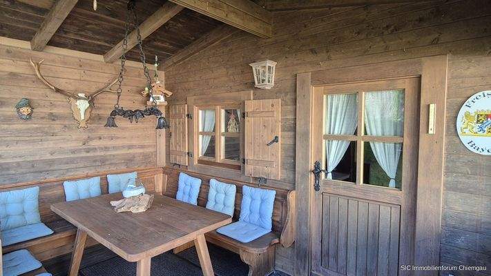 Veranda Gartenhütte