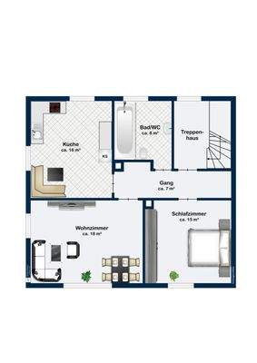 Grundriss Obergeschoss