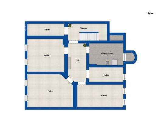 Grundriss Keller