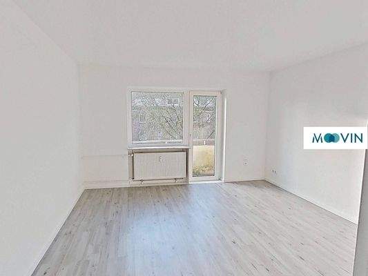 Ansicht I: Wohn- und Esszimmer