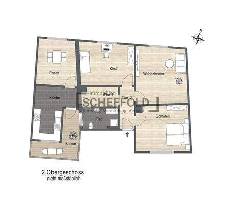 Grundriss 2. Obergeschoss