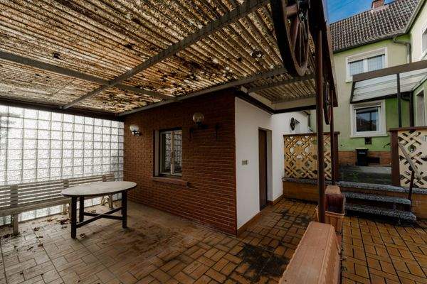 Überdachte Terrasse