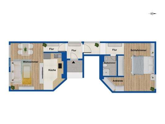 Grundriss 5. Obergeschoss