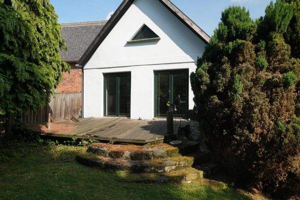 Terrasse vorm Party-/Fitnessraum