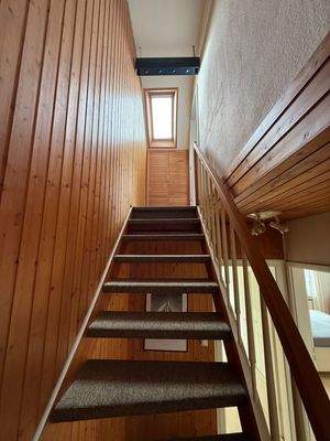Treppe ins Dachgeschoss