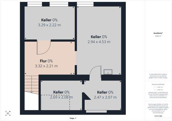 Grundriss Keller