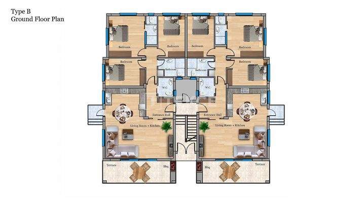 Brand New Properties Near Gazimağusa Center in North Cyprus