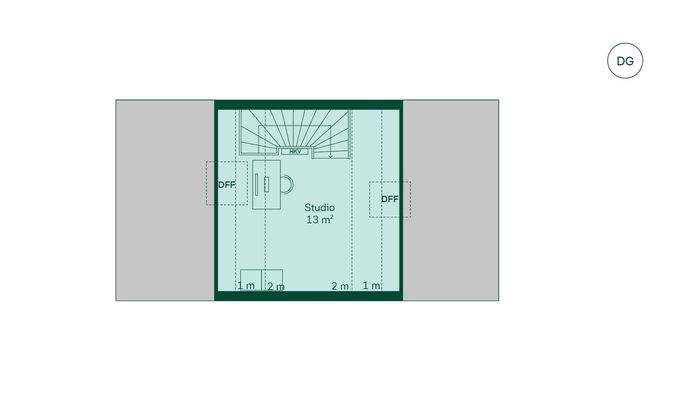 Reihenhaus Grundriss DG