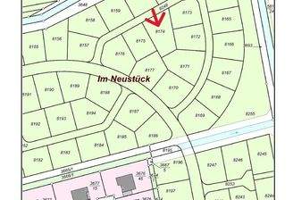 Lageplan Flurstück 8174