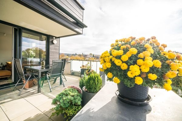 Dachterrasse mit Blick