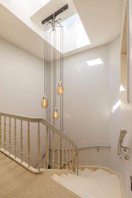 Hohe Decken zeichnen das Haus aus