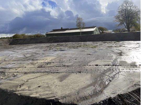 Baugrundstueck Blick von Norden