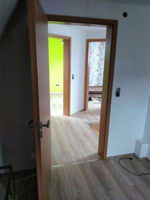 Obergeschoss bei Renovierung