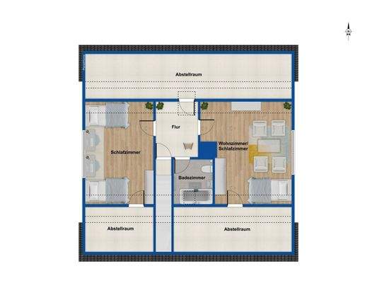 Grundriss Dachgeschoss