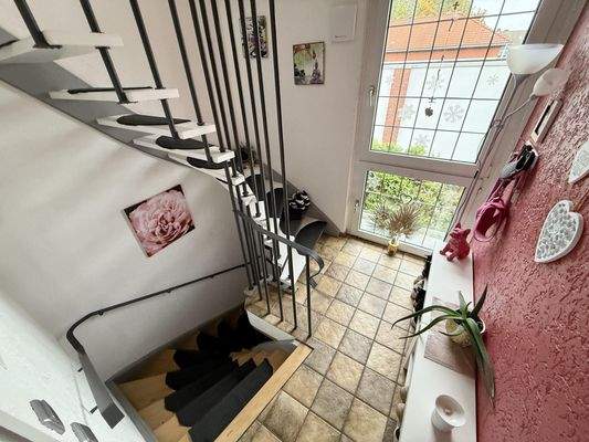 Treppenhaus im Obergeschoss