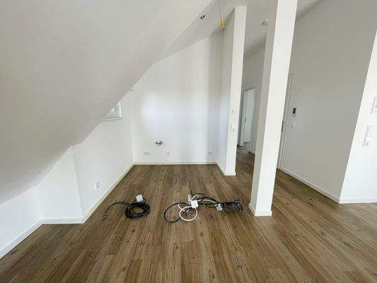 Küche mit Kochinselanschluss