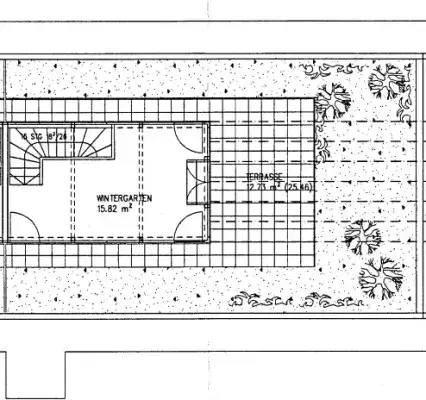 Grundriss Dachterrasse