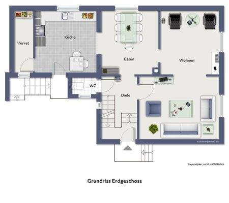 Grundriss Erdgeschoss 