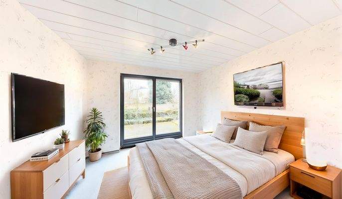 Einrichtungsbeispiel Schlafzimmer ELW