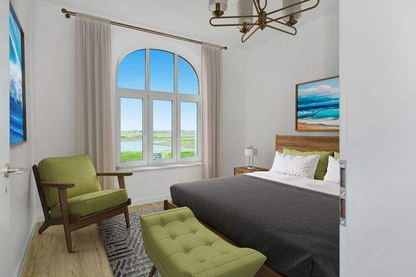 Aussicht vom Schlafzimmer