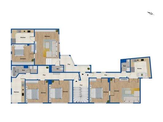 Grundriss 3. Obergeschoss