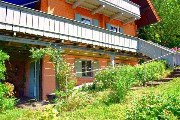 Treppe zum Garten / Westseite