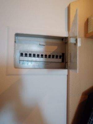 Stromzählerunterverteilung in Wohnung