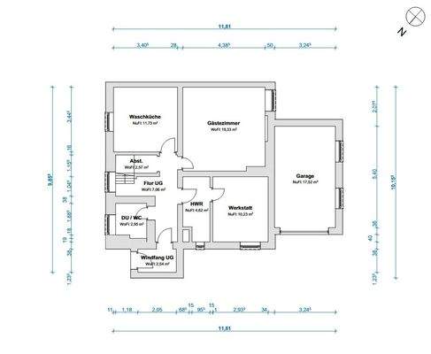 Grundriss Kellergeschoss