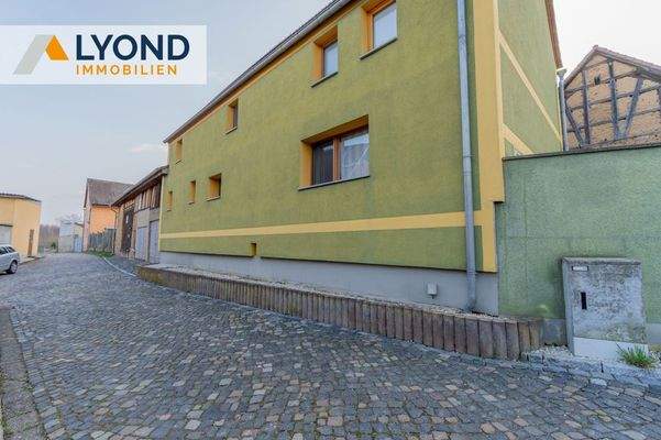 Ansicht von der Straße