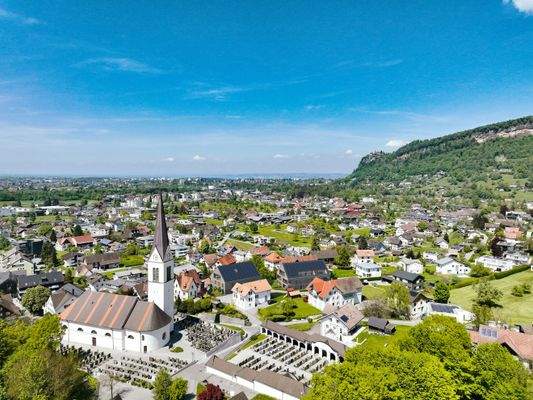Auf dem Buehel, Wolfurt-Luftbild-Südost