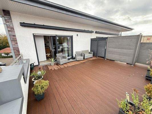 Dachterrasse mit Markise