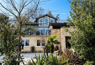 Außenansicht mit eingezeichneter Wohnung 