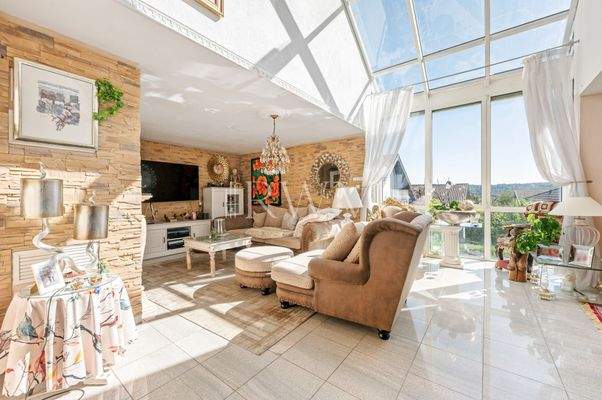 EG offener Wohnbereich Wintergarten