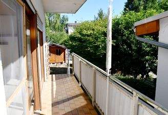 Balkon mit Gartenzugang