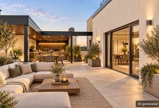 Dachterrasse Visualisierung