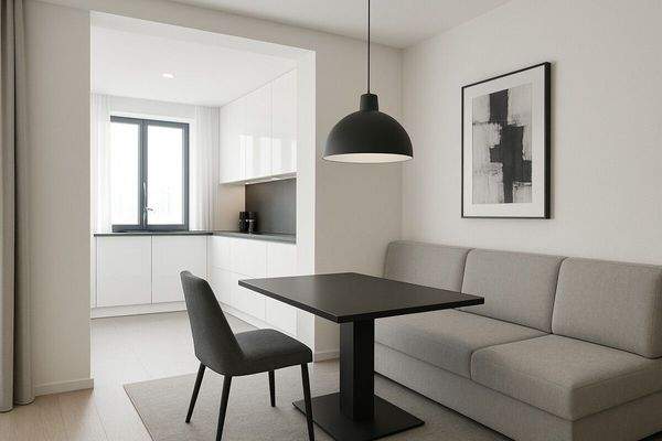 Küchen- und Essbereich KI generiert