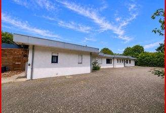 Nordansicht Wohnung und Gewerbe