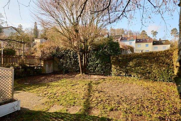 Blick in den Gartenbereich