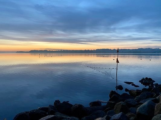 Sonnenaufgang an der Schlei