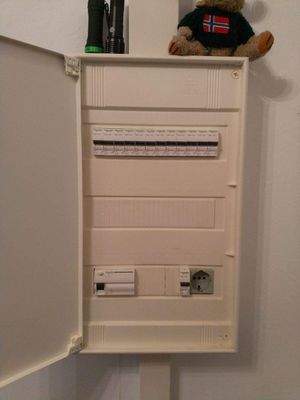 Sicherungskasten fertige Wohnung