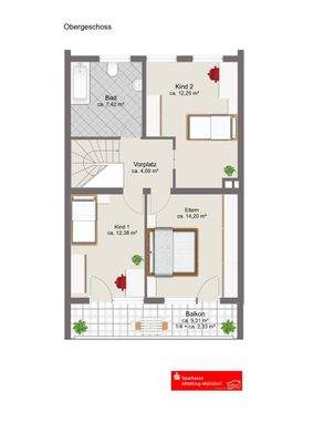 Grundriss Obergeschoss