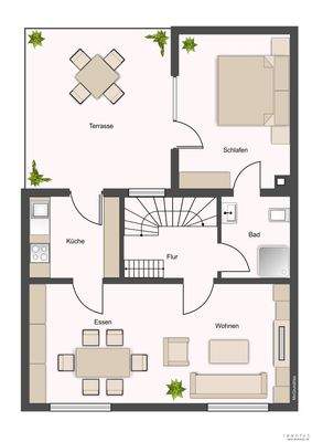 Grundriss Obergeschoss