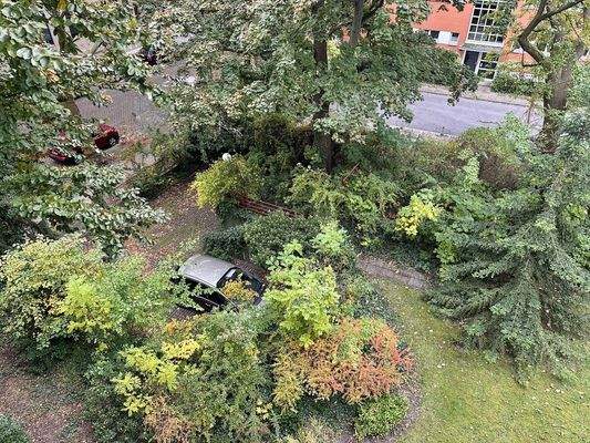 Blick auf den Stellplatz