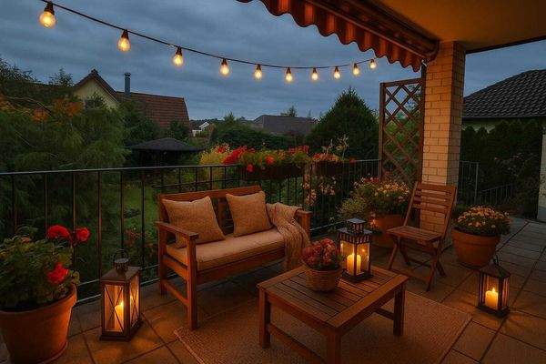 Balkon Beispielbild KI