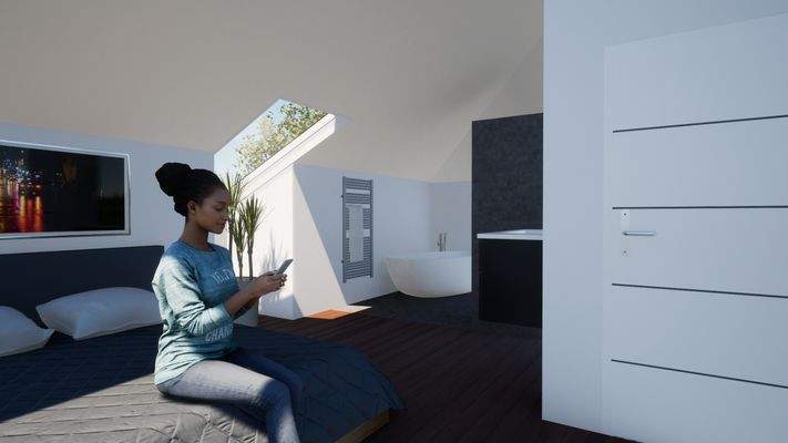 Visualisierung Schlafzimmer