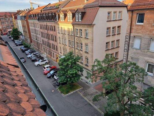 Aussicht ins Wohngebiet