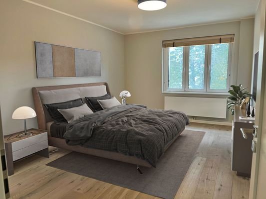 Schlafzimmer mit 18 m² 