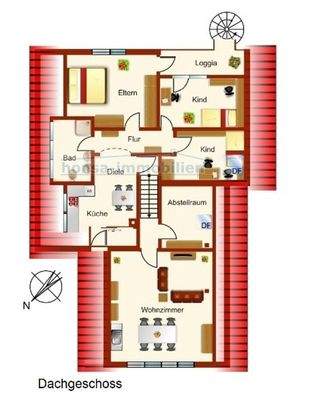 Grundriss Dachgeschoss